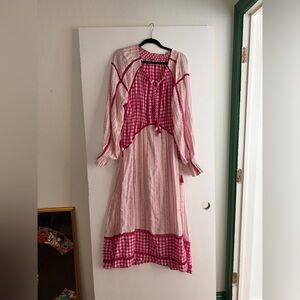 Dodo Bar Or Pink and White Maxi Dress